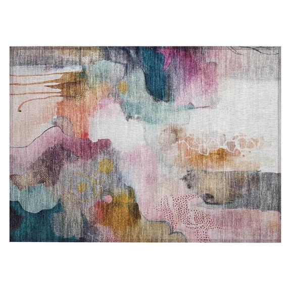 Dalyn Rugs Machine Washable Indoor/Outdoor Chantille ACN2019 Blush 1'8" x 2'6" Rug