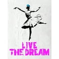 thumbnail image 4 of Stephen Chambers 15x18 White Modern Wood Framed Wall Art Titled - Live The Dream 2, 4 of 6
