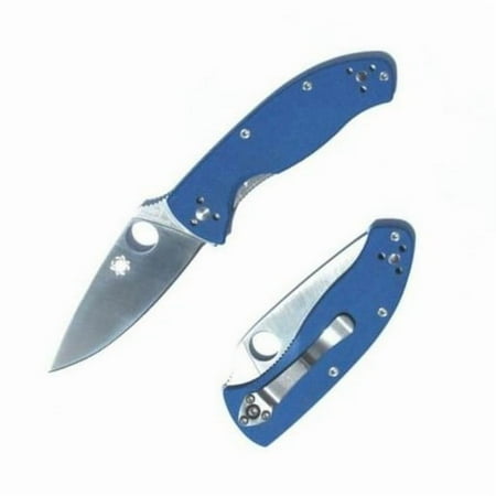 Spyderco C122GPBL Sprint Run Folding Knife 3.38 Blade Blue Handle