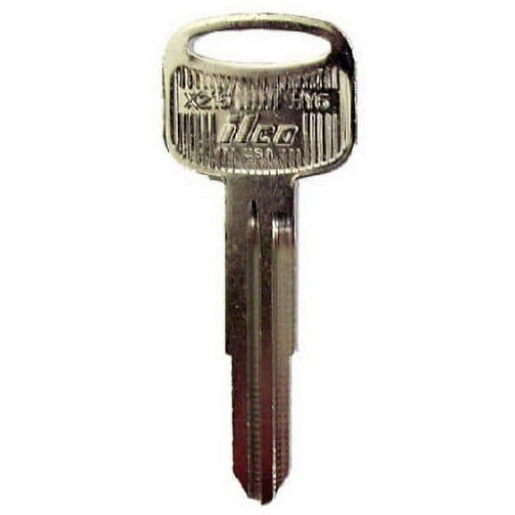 Kaba Ilco Corp. Hyundai Automotive Key Blank HY6/X216 - Nickel Plated - 10 Pack