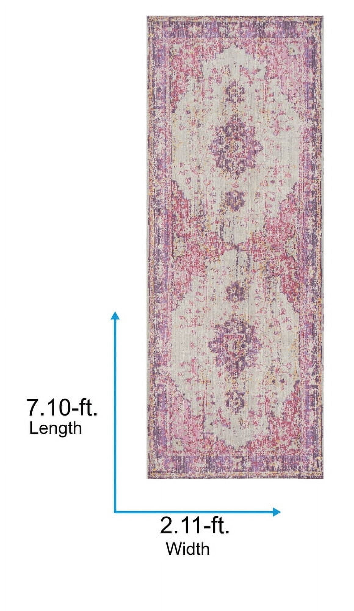 Livabliss Area Rugs for Living Room, 3x8 Antioch Traditional Red Runner Rug, Bedroom Dining Room Home Decor Stain Resistant Carpet (2'11" x 7'10" Runner)