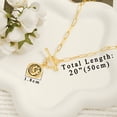 thumbnail image 4 of CANEVINKA Dainty 18K Gold Plated Chunky Link Paperclip Chain King Avatar Necklace for Women Toggle Clasp Necklace Layering Jewelry, 4 of 7