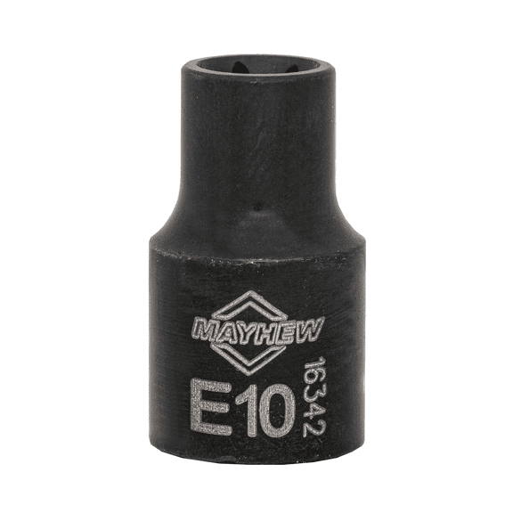 Mayhew MAY16342 E10 Inverted Torx Socket Bit with 0.375 in. Drive