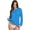 Turqouise, variant on InGear Women's Long Sleeve UV Protection Rash Guard Swim Shirt, Quick-Dry, Moisture-Wicking, Blue, Small