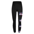 thumbnail image 4 of GaThRRgYP 4th of July Patriotic Beach Pants for Women 2024,Womens Pants Clearance fashion deals Womens Fashion Independence Day Print Leggings with Yoga Sport Elastic Pants Black XL, 4 of 5