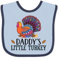 thumbnail image 3 of Inktastic Thanksgiving Daddy Little Turkey Boys or Girls Baby Bib, 3 of 4