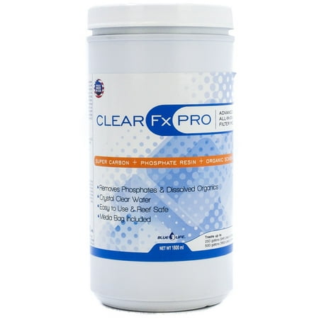 Blue Life Clear FX Pro Filter Media 1800 ml - (Treats 480 Gallons Freshwater / 240 Gallons