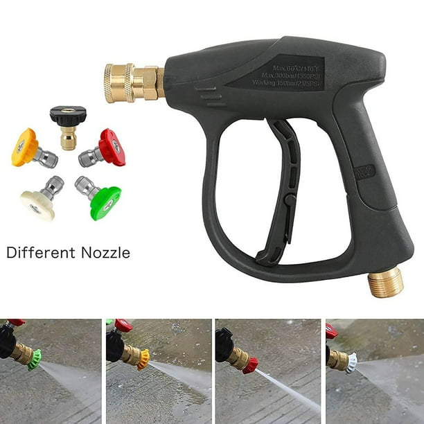 1/4" High Pressure Washer 4000 Psi Car Wash Foam Spray Short Wand W