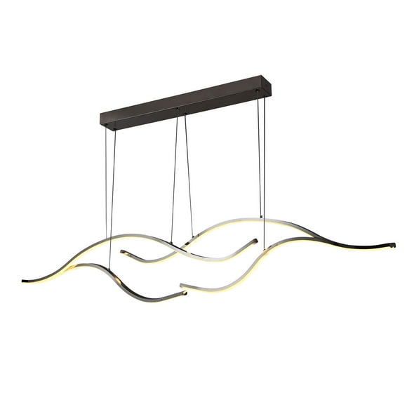 Lámpara Candil Colgante LED Nunzio Luxica Lighting Cromo