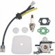 thumbnail image 1 of Compatible con los modelos 7222, 7222E, 7222M, 7225, 7230, 7234, 7240, 7920, 7924 Kit de carburador universal con filtro de aire y bujía para cultivadores de 2 tiempos, 1 of 5