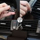 thumbnail image 3 of Organizador de ventilación para coche (2 piezas, cuero sintético, con gancho), bolsa universal para guardar artículos como bolígrafos, llaves y teléfonos móviles., 3 of 5