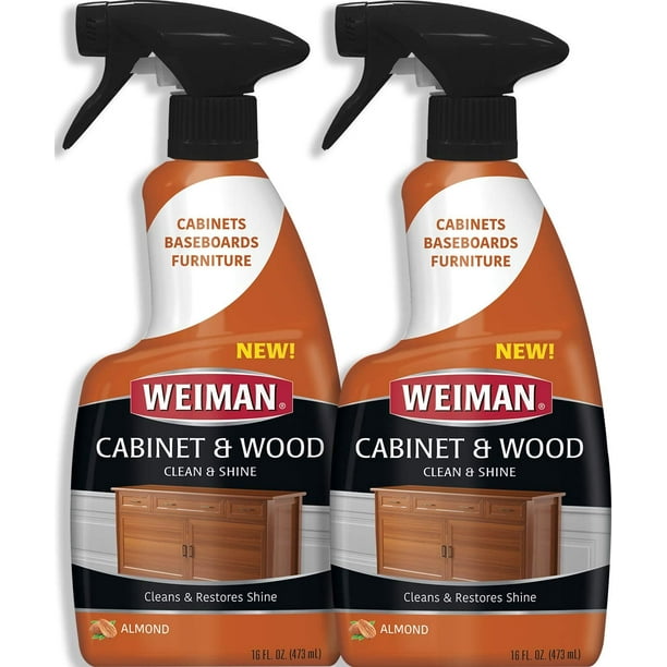Weiman Furniture Polish & Wood Cleaner Spray 16 Ounce (2 Pack