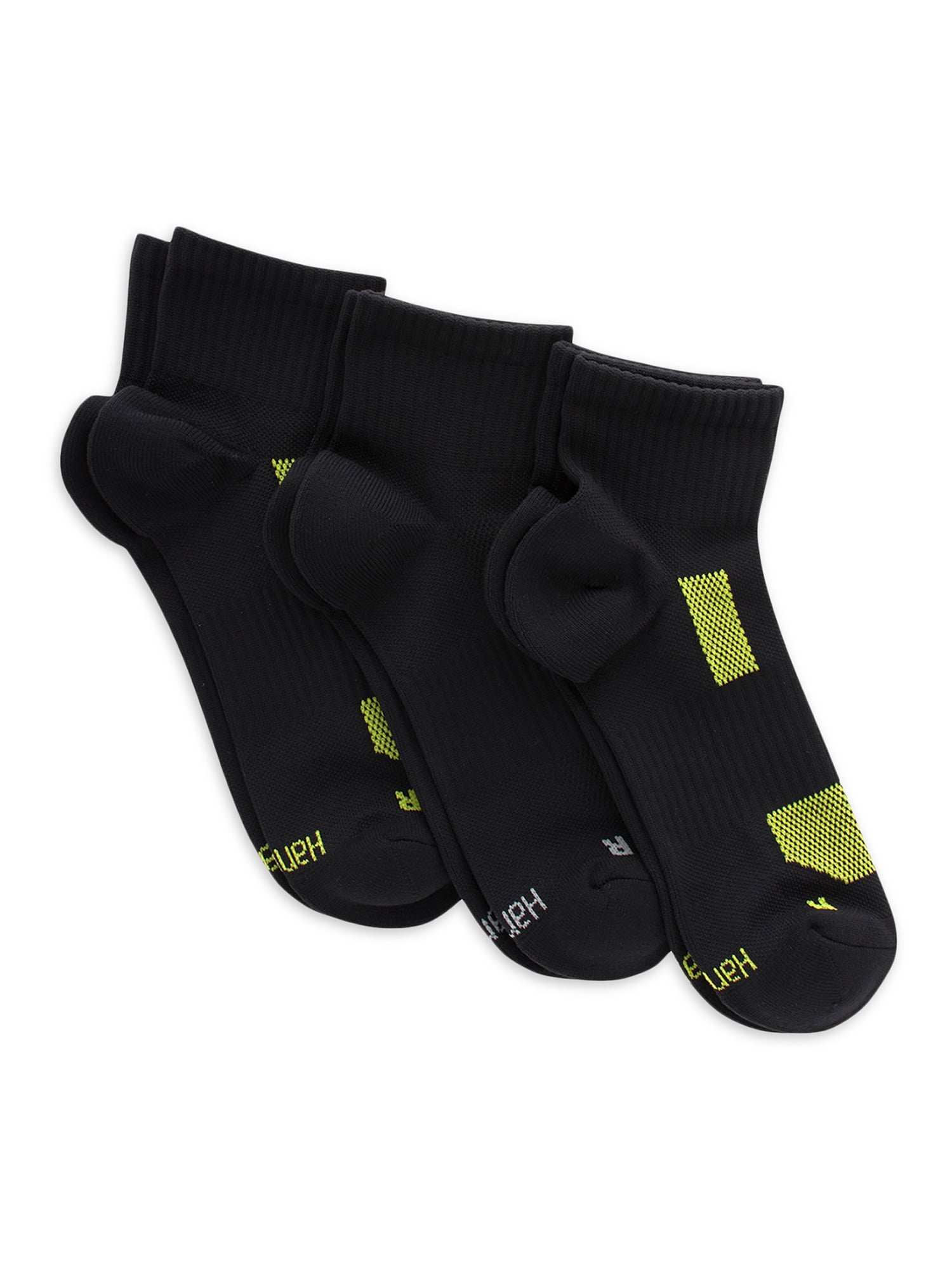 Hanes Men's XTemp Performance Nylon Ankle Socks, 3Pack