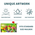 thumbnail image 5 of Spring Summer Floral Mailbox Covers Daffodils Tulips Flower Mailbox Covers Magnetic Spring Mailbox Cover Standard Size 25.5 x 21 Inch Waterproof Post Box Cover Wraps Garden Yard Home Decor for Outdoor, 5 of 6