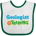thumbnail image 3 of Inktastic Geologist in Training Boys or Girls Baby Bib, 3 of 4