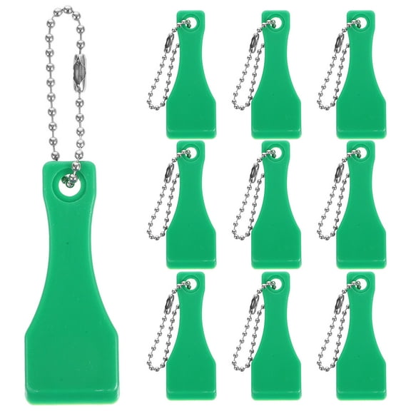 10 Pcs Lottery Scratch-offs 5.50X2.20X0.30CM Green