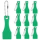 thumbnail image 1 of 10 raspadores de plástico para llaveros, raspadores de tarjetas de boletos, raspadores de etiquetas para llaveros, herramientas para quitar etiquetas adhesivas, color verde, 1 of 8