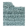 thumbnail image 4 of Unique Loom Solid Shag Collection Area Rug (7' 10" Square Light Slate Blue), 4 of 7