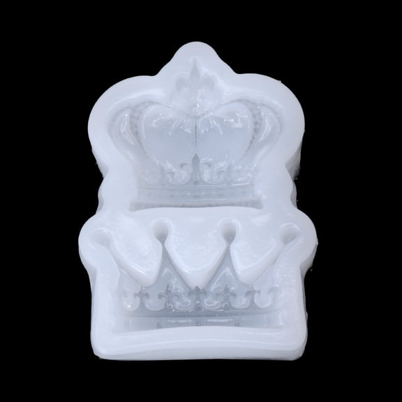 Aellinatey Crown Silicone Resin Molds Epoxy Pendant Casting Mold for Jewelry Keychain