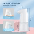 thumbnail image 3 of Dispensador automático de Alcohol 450mL sin contacto manos libres Sensor de movimiento infrarrojo botellas pulverizadoras de líquido resistente al agua mano automática, 3 of 8