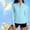 Light Blue, variant on Vinsonshop Women's UPF 50  Lightweight Sun Protection Jacket Athletic Full Zip Long Sleeve Hiking Outdoor Shirt with Pockets Blue L