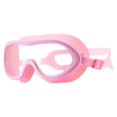 thumbnail image 1 of Gafas de natación para niños, gafas de natación portátiles de silicona, gafas de buceo grandes Rosa, 1 of 9