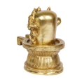 thumbnail image 4 of Brass World Large Brass Shiva Mukhalingam Shivling Statue Three Face Shiv Lingam Bholenath Idol for Home Office Living Room Decor Vastu Dosh Pooja Marriage Gift, 4 of 5