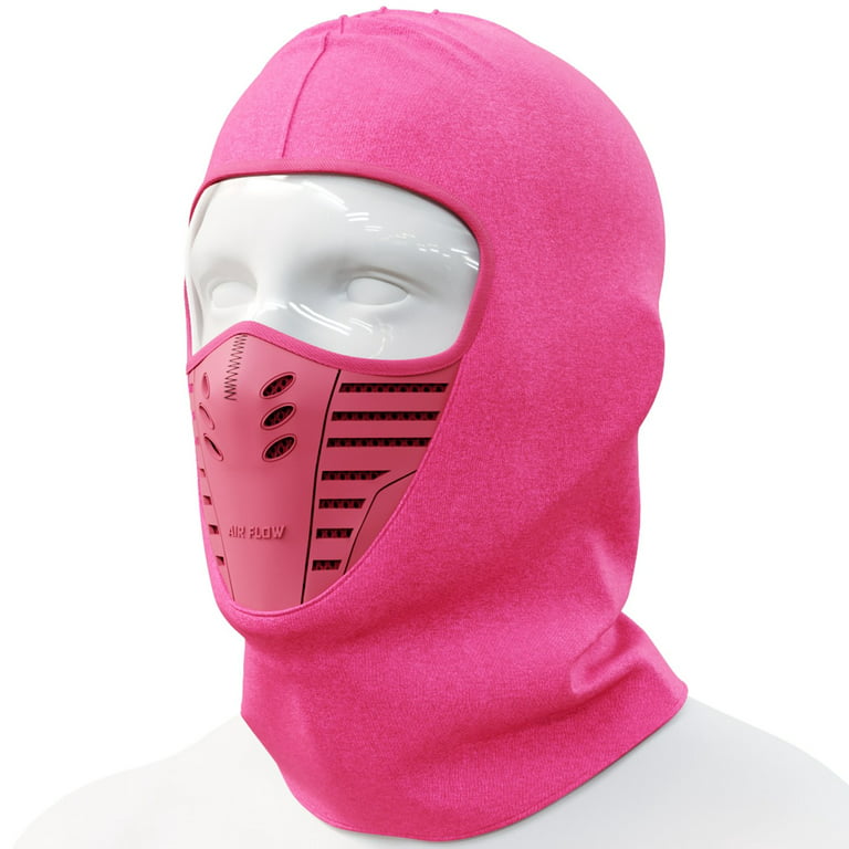 EZGO Balaclava Mask with Filter Unisex Winter Fleece Windproof Ski