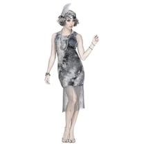 Ghostly Flapper Adult Costume - Medium & Large
