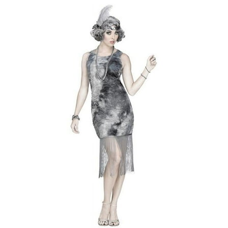 Ghostly Flapper Adult Costume - Medium & Large