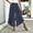 Dark Blue, variant on Women's Polka Dots Flowy Palazzo Pants High Waisted Ruffle Wide Leg Cropped Trousers Summer Streetwear L
