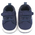 thumbnail image 5 of Baby Girls Boys Casual Sneakers Solid Classic Canvas Soft Sole Shoes, 5 of 8