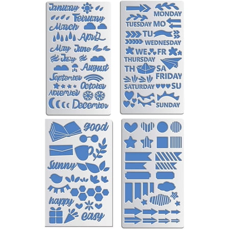 Metal Stencils Journal Stencil Template
