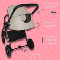thumbnail image 4 of Capri DLX travel system mango ajustable +portabebé autoasiento gris, 4 of 9