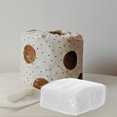thumbnail image 1 of RENACLIPY 50Pcs White Wood Pulp Tissue Paper for Hotel Parties Embossed Soft Disposable Napkins, 1 of 6