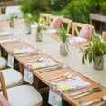 thumbnail image 4 of Easter Cloth Napkins, Spring Watercolor Bunny Eggs Flowers Pink Plaid Washable and Reusable Dinner Napkins Set of 4, Table Napkin for Kitchen Party Birthday Wedding Hotel Housewarming 20"x20", 4 of 9