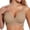 Khaki, variant on Womens Sports Bras Breathable Workout Bra for Gym Women's Seamless Wireless Bra 4-Pack Comfortable Everyday Support with 3-Hook Back Closure Pure Color Casual Bras