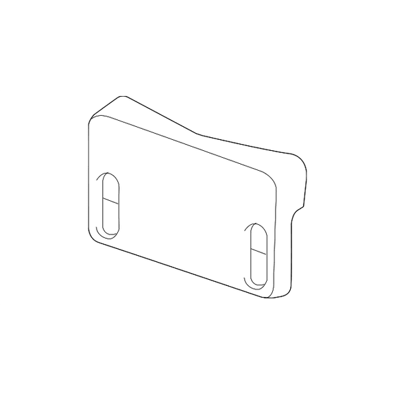 Genuine OE GM License Bracket 23468245