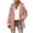 Pink, variant on XuJwPNcy Womens Fuzzy Sherpa Winter Coat Baggy Long Sleeve Open Front Button down Cardigan Fluffy Fleece Jacket（Pink,X-Large)