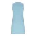 thumbnail image 6 of Women's Summer Sleeveless V-Neck Dress, Solid Color with Side Slit Design, Comfortable & Stylish for Casual or Beach Wear, 6 of 6