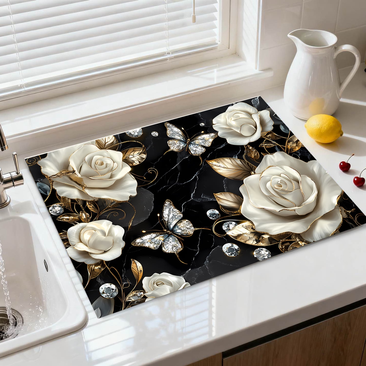Stove Top Cover Glass Cooktop Heat Resistant Cover,Ceramic Stove Top Covers Mat Prevents Scratching Stoves/Counter/Washer Protector, 28x20 in