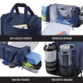 thumbnail image 4 of Bolsa de lona FocusGear Ultimate Gym Bag 2.0 azul mediana, 4 of 6