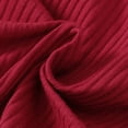 thumbnail image 5 of Zwiiyzr 3-24M 3Pcs Newborn Baby Girl Clothes Ribbed Knitted Long Sleeve Romper Bowknot Bodysuit Flare Bell Bottoms Pants Outfit Set Fall Spring Coming Home Outfit Burgundy, 5 of 9