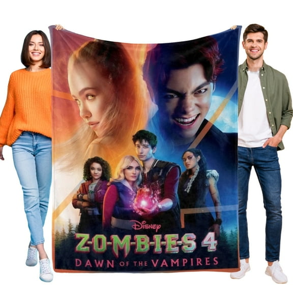 Throw Blanket for Zombies 4 Soft Warm Bed Couch Flannel Blanket for Kids Boys Girls Gifts Home Decor 30x40 Inch
