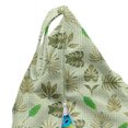 thumbnail image 5 of Exotic Lounger Chair Bag, Asymmetric Order Tropical Leaves on Geometric Background, High Capacity Storage with Handle Container, Lounger Size, Khaki Green, by Ambesonne, 5 of 5