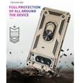 thumbnail image 5 of For Google Pixel 9 Pro XL Case ,Heavy Duty Shockproof Body Phone Cover Built in Metal Rotated Magnetic Ring Holder Kickstand,Dual Layer Military-Grade Drop protection,Gold, 5 of 7