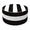 Black White, variant on Inflatable Outdoor Ottoman 21"x21"x9", 220LBS UV Fade Resistant Patio Foot Stool, Portable Water Repellent Pouf with Carry Handle for Garden Camping Indoor Extra Seating - Beige