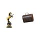 thumbnail image 1 of Caja Organizadora De Joyas Con Forma De Caballo De Madera Moderna, Escultura De Animal, Cofre Del Tesoro, Centro De Mesa Decorativo Para Dormitorio, Sala De Estar Y Escritorio., 1 of 8
