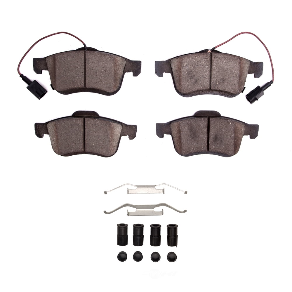 Dynamic Friction Company 1551-1721-11 DFC 5000 Advanced Brake Pads - Ceramic and Hardware Kit - OE