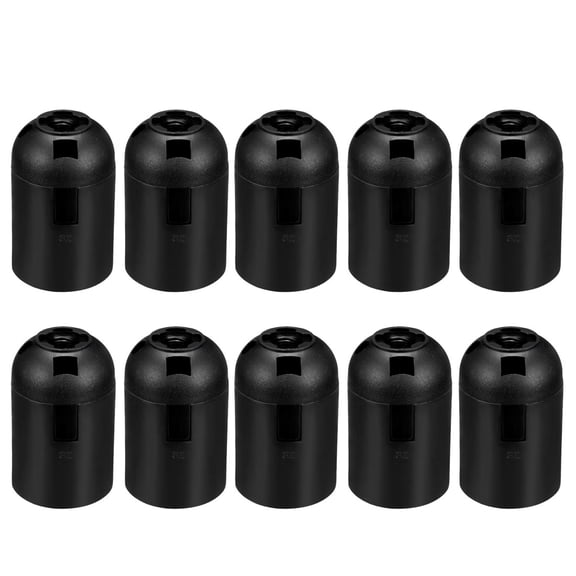 10Pcs 4A E27 Light Socket Screw Bulb Pendant Lamp Holder Plastic